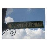 Carril de las glicinias tarjeta