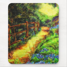 Carril Mousepad del BlueBell Tapetes De Ratones