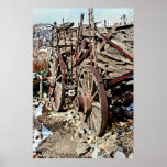 Carro, colina del oro, Nevada Poster