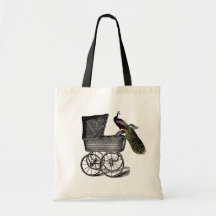 Carro de bebé caprichoso elegante del pavo real de bolsa de mano