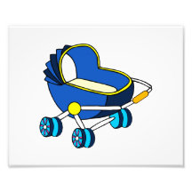 carro de bebé temático azul graphic.png cojinete