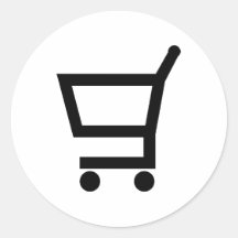 Carro de la compra pegatinas  