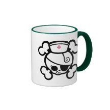 Carro de la enfermera tazas