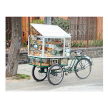 Carro de pasteles - amor Perú de I Postales