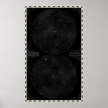 Carta de la constelación de Elyden Posters