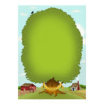 Carta del pedigrí del árbol de familia de la genea invitaciones personalizada