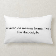Cartão de Visita Travesseiro