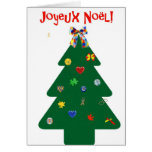 Carte Sapin de Noël Felicitaciones