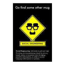 Cartel de la conciencia de la seguridad de la inge posters