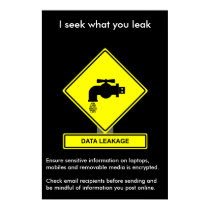 Cartel de la conciencia de la seguridad de la sali posters