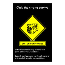 Cartel de la conciencia de la seguridad del compro posters