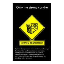 Cartel de la conciencia de la seguridad del compro posters