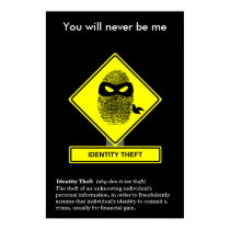 Cartel de la conciencia de la seguridad del hurto  posters