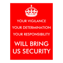 Cartel de la vigilancia, de la determinación y de  posters