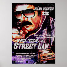 Cartel de película de la LEY de la CALLE Impresiones