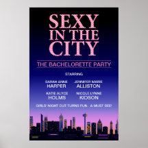 Cartel de película del fiesta de Bachelorette Poster