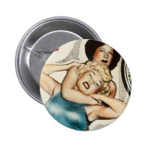 Cartel de película del vintage que lucha el Pin en