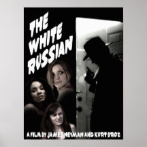 Cartel de película ruso blanco impresiones