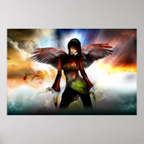 Cartel del ángel impresiones