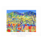 Cartel del arte: Cerezas, amapolas y margaritas Pr posters