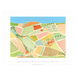 Cartel del arte: Ladera de Provence, Rasteau, Fran posters