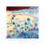 Cartel del arte: Margaritas y violetas, St Mawes,  posters