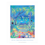 Cartel del arte: Paraíso tropical del jardín, d'Az posters