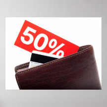 Cartera del descuento impresiones