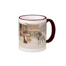 Cartero del saludo de Macbeth, arte del Victorian  Tazas