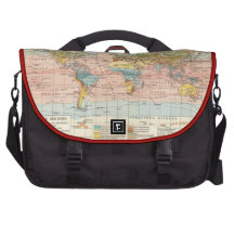 Cartografía del vintage bolsas de portátil