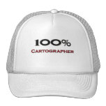 Cartógrafo del 100 por ciento gorras de camionero