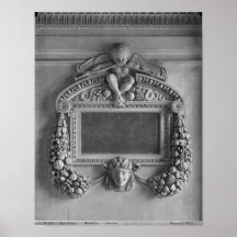 Cartouche de la tribuna de las cariátides poster
