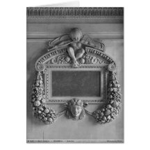 Cartouche de la tribuna de las cariátides felicitacion 