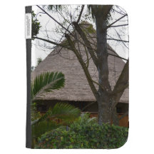 Casa africana del tejado de la hierba