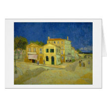 Casa amarilla de Van Gogh (F464) Felicitación