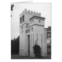 Casa asiria, exposición universal, París Tarjeton