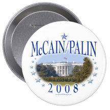 Casa Blanca 2008 de McCain Palin Pins