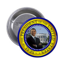 Casa Blanca de Obama - botón presidencial del sell Pins