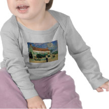 Casa blanca en la noche - Vincent van Gogh Camiseta