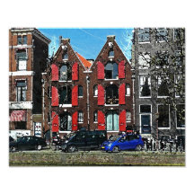 Casa con estremecimientos rojos, impresión 11 x 14 fotografias