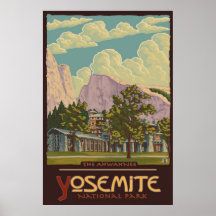 Casa de campo de Ahwahnee - poster del viaje del p