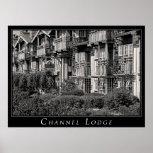 Casa de campo del canal poster
