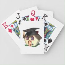Casa de la graduación cartas de juego