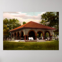 Casa de verano militar del parque de Indianapolis  Poster