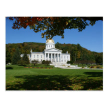Casa del estado de Vermont Tarjetas Postales