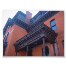 Casa del Victorian del ladrillo con el ajuste de m Cojinete