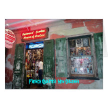 Casa del vudú New Orleans Tarjeta