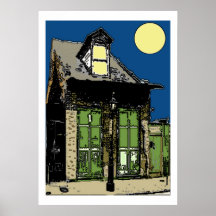Casa vieja de la escopeta de New Orleans Posters