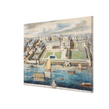 Casa vieja de Somerset en el filamento, grabado po Lienzo Envuelto Para Galerias
