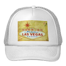 Casado en Las Vegas fabuloso - vintage Gorros